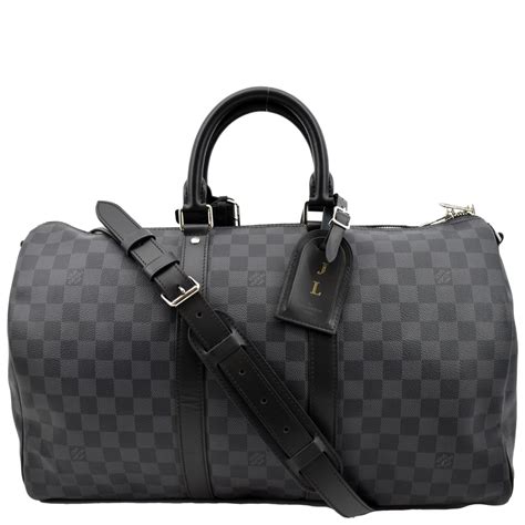 louis vuitton keepall 45 damier graphite ราคา|Keepall 45 Bandoulière .